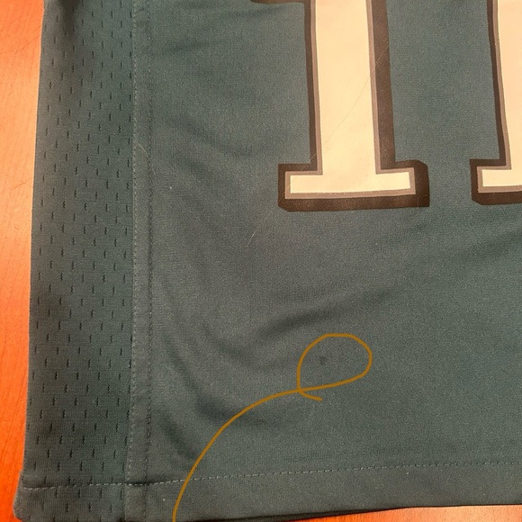 NIKE EAGLES boys 5/6 “11 Wentz” NFL licensed on field jersey - Picture 10 of 10